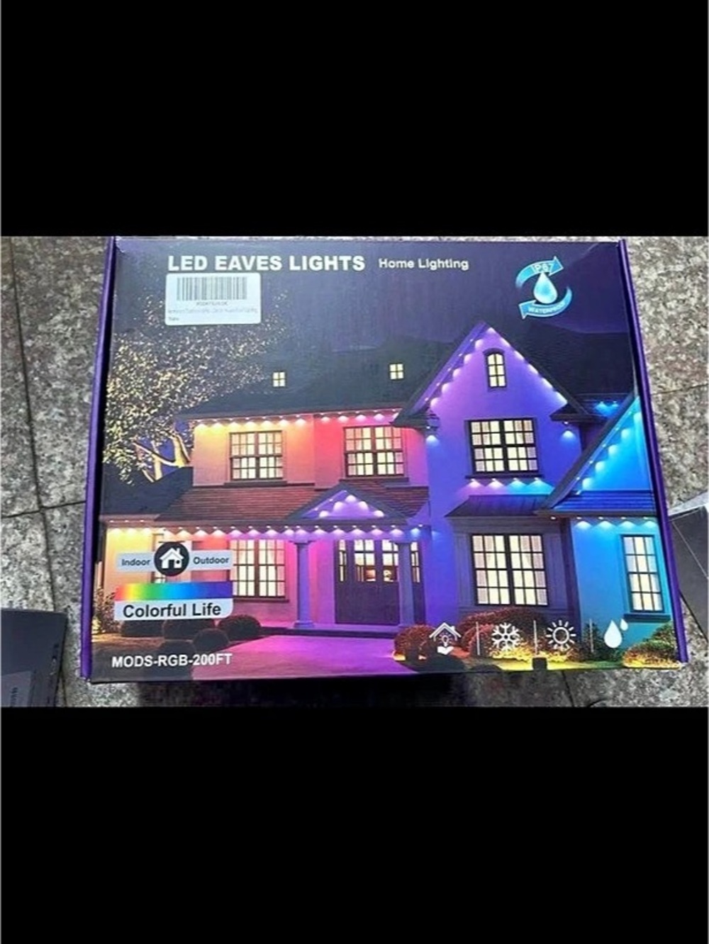 LED Eaves Lights Permanent Outdoor LED Eave Lights 200ft brand new